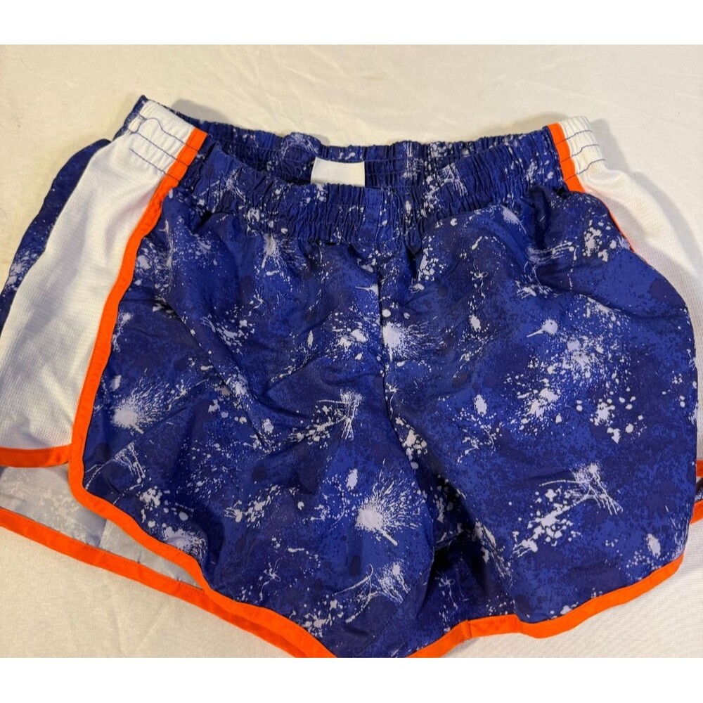 Danskin Running Sporty Workout Shorts Purple Retro Women's Medim 8/10 Gym Edgy